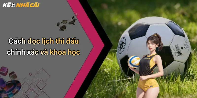 Cách đọc lịch thi đấu chính xác và khoa học