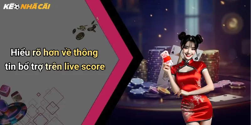 Hiểu rõ hơn về thông tin bổ trợ trên live score