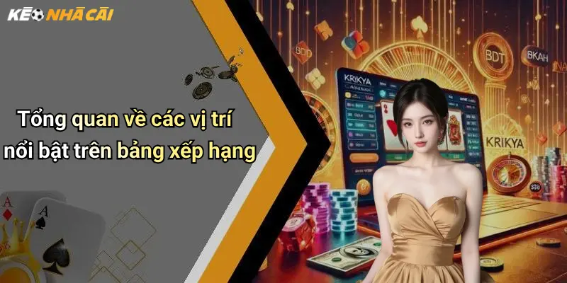 Tổng quan về các vị trí nổi bật trên bảng xếp hạng